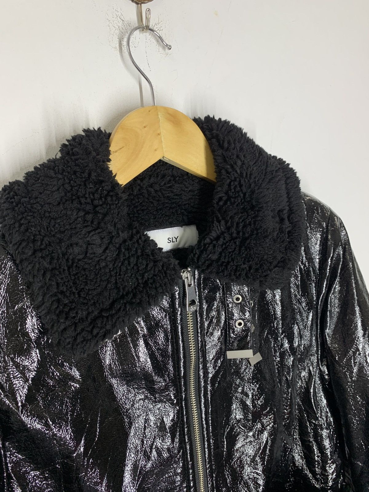 Hysteric Glamour × Japanese Brand × Tornado Mart Japanese Brand SLY Gothic Cropped Sherpa Jacket Size US M / EU 48-50 / 2 - 4 Thumbnail