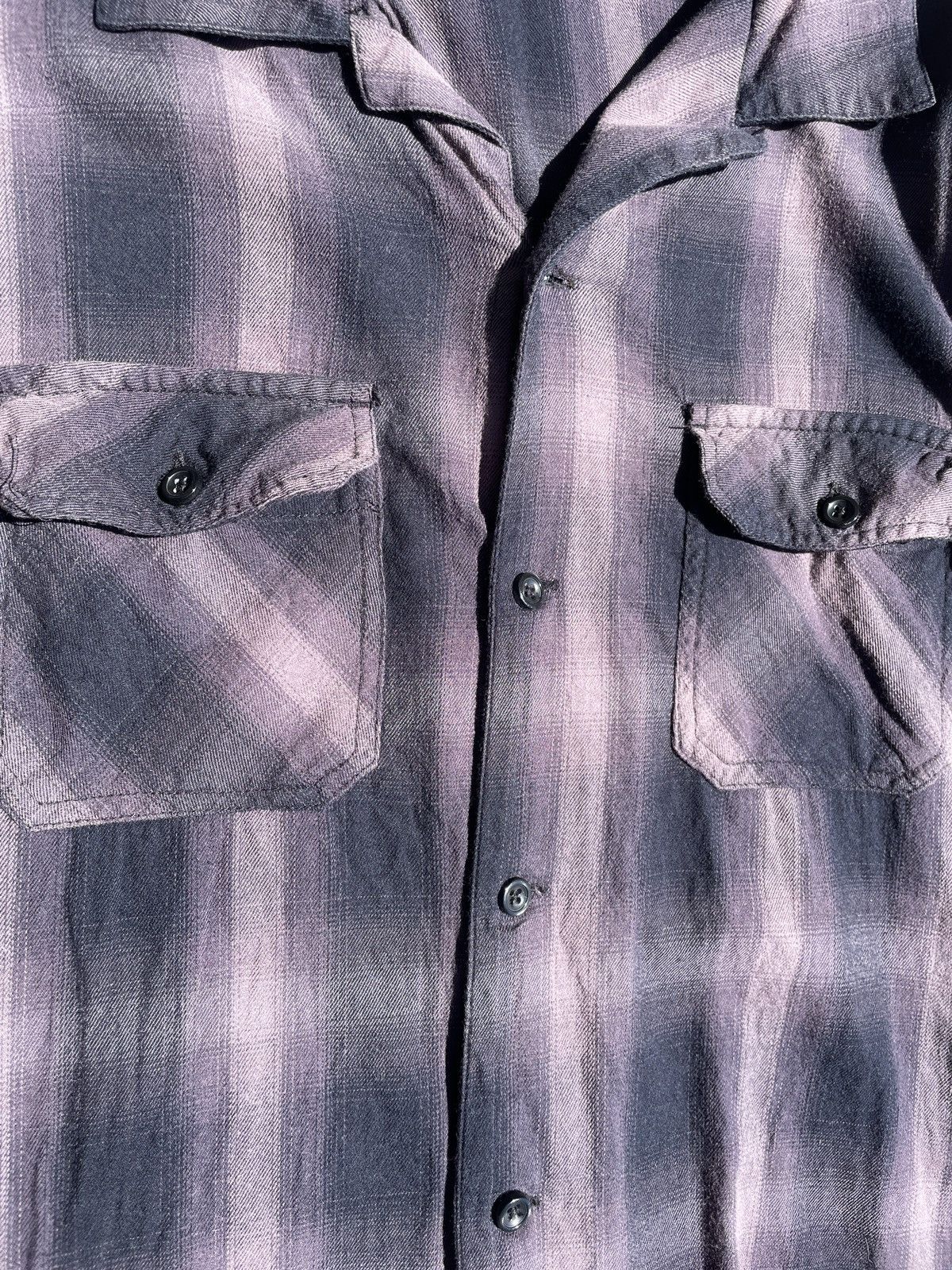 If Six Was Nine 2000s Semanticdesign Vkei Dark-tone Plaid Shirts Y2K Gyaruo Size US M / EU 48-50 / 2 - 6 Thumbnail