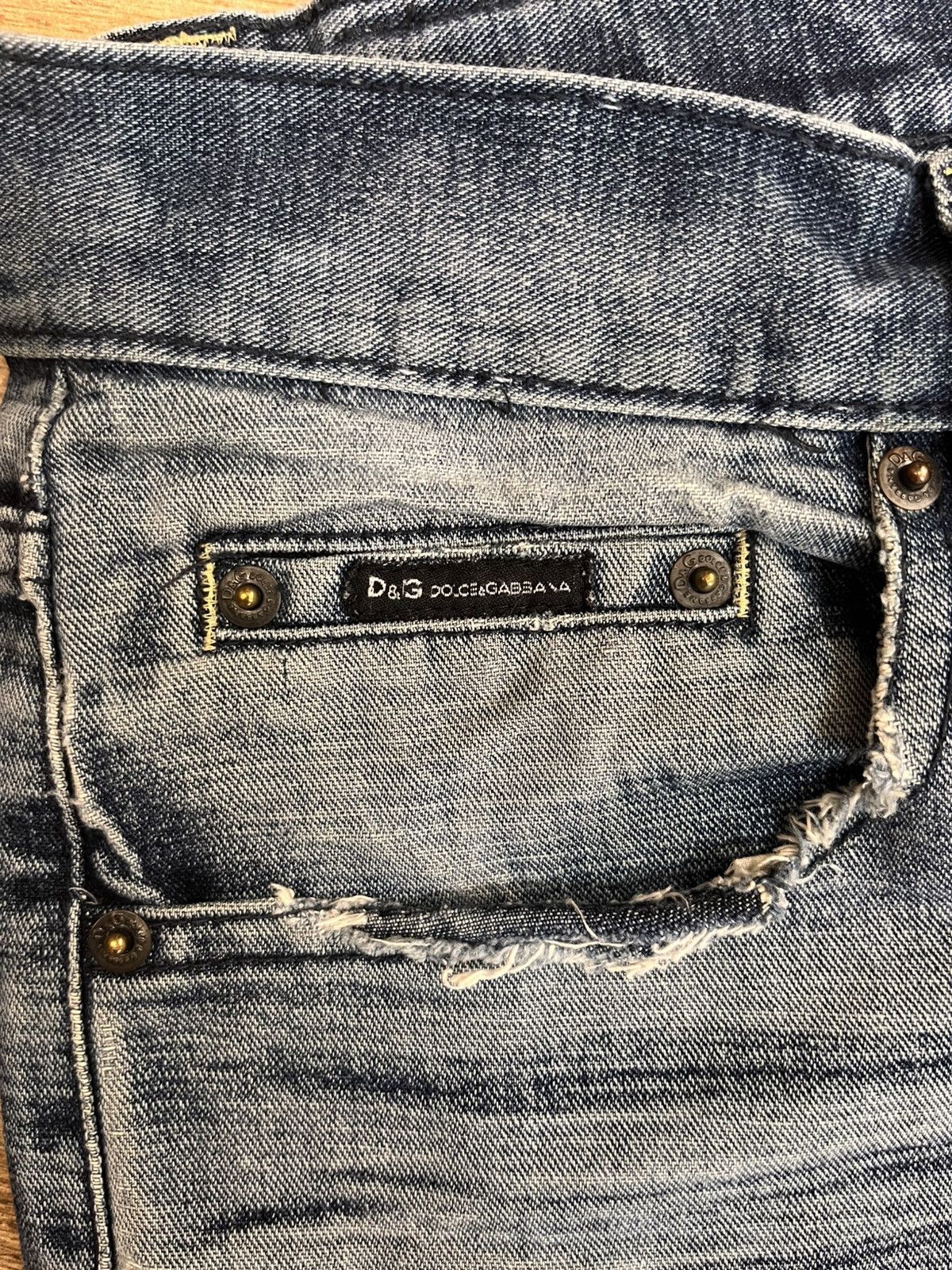 Dolce & Gabbana 🔥Vintage Rare Archive Big Logo Dolce & Gabbana jeans denim Size US 34 / EU 50 - 3 Thumbnail
