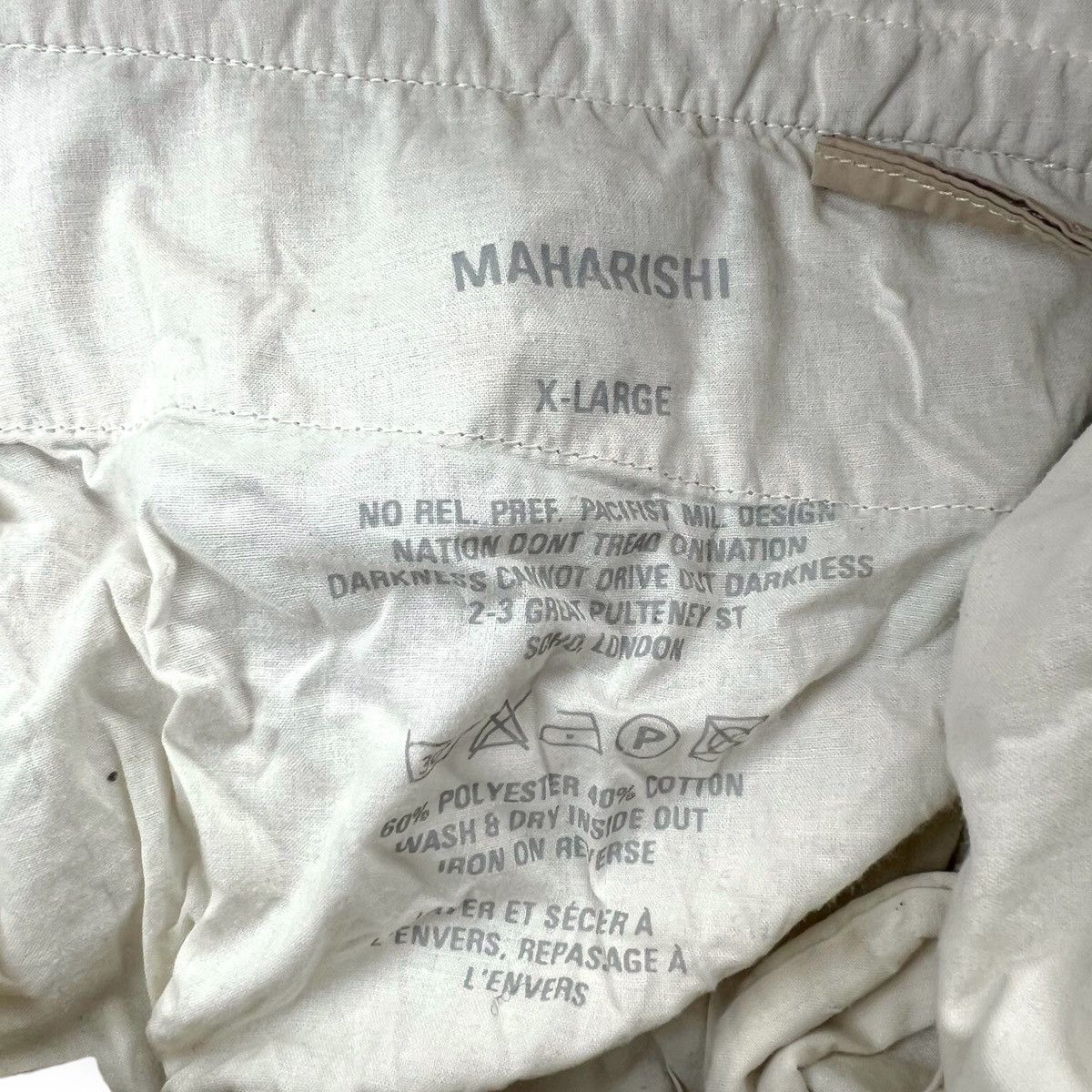 Maharishi Maharishi Beige Embroidered Snopants Size US 32 / EU 48 - 6 Thumbnail