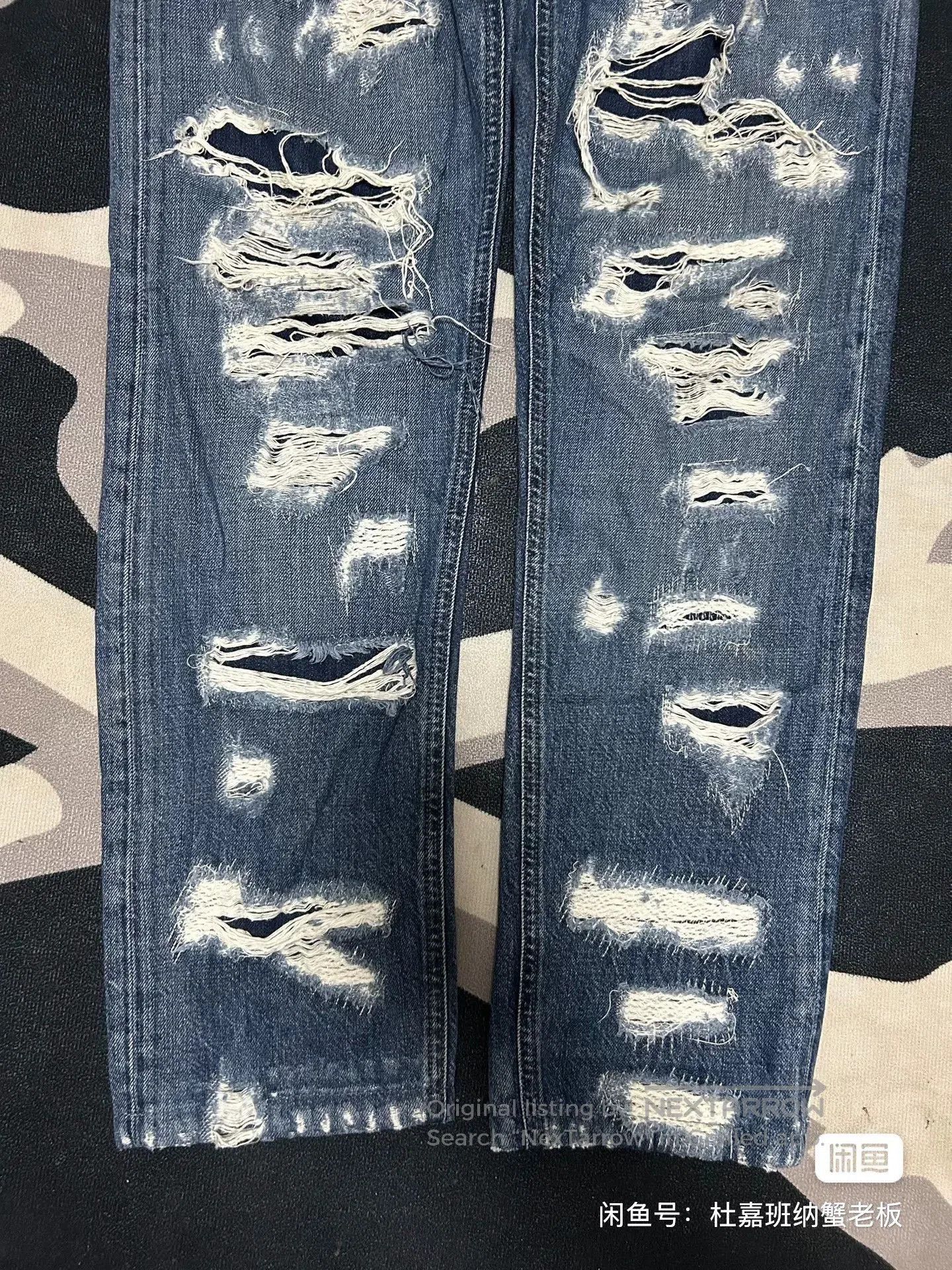 Dolce & Gabbana Dolce&Gabbana Distressed Denim Jeans for Men. Size US 32 / EU 48 - 4 Thumbnail