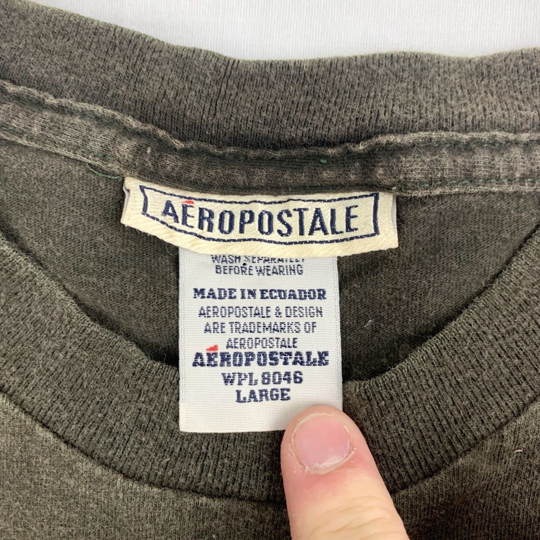 Vintage VINTAGE Aeropostale Survival Protection Shirt Adult Large Brown Y2K Grunge Skate Mens Size US L / EU 52-54 / 3 - 4 Thumbnail