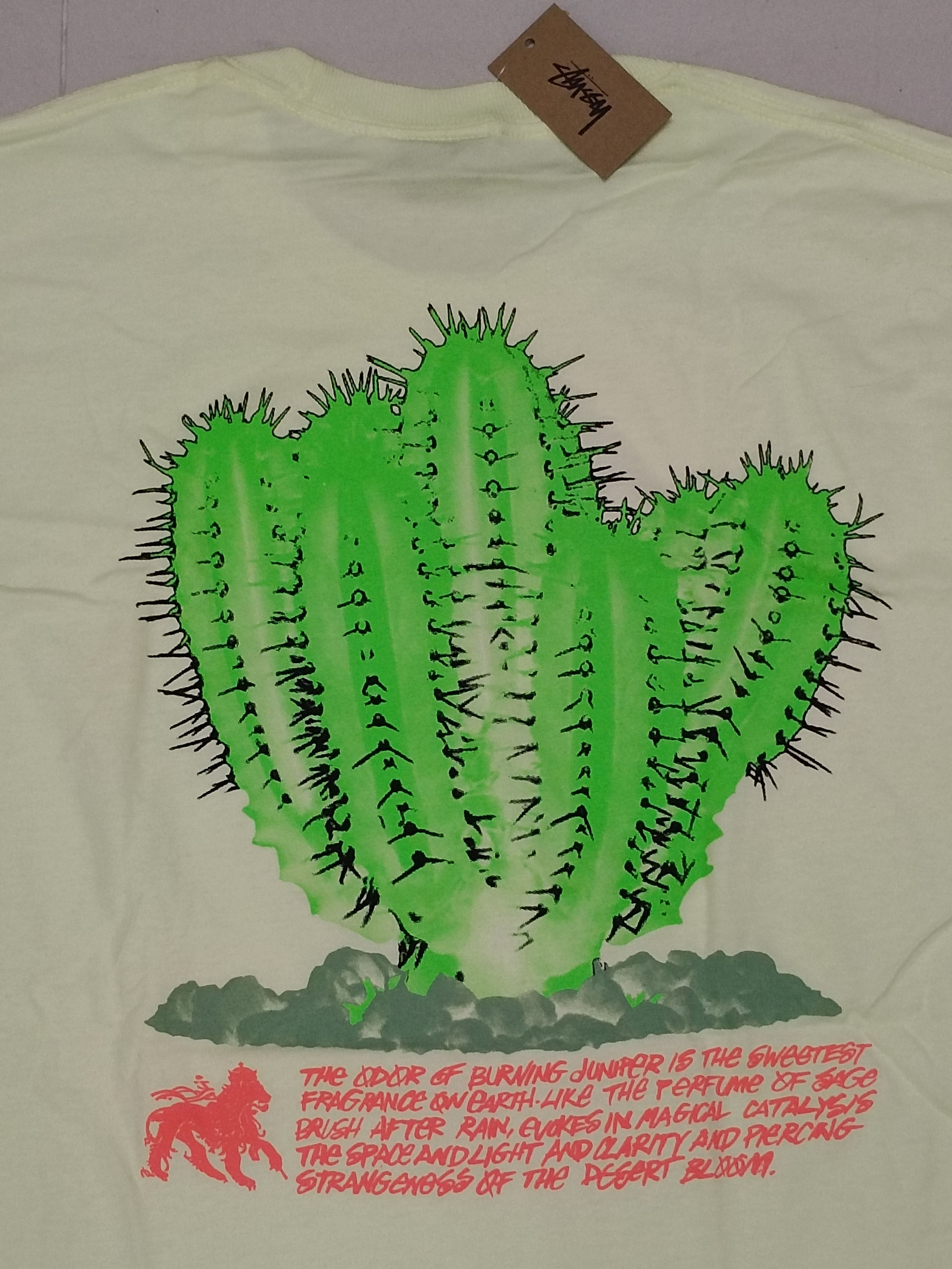 Hypebeast × Stussy × Vintage Stussy Desert Bloom T-shirt Size US M / EU 48-50 / 2 - 3 Thumbnail