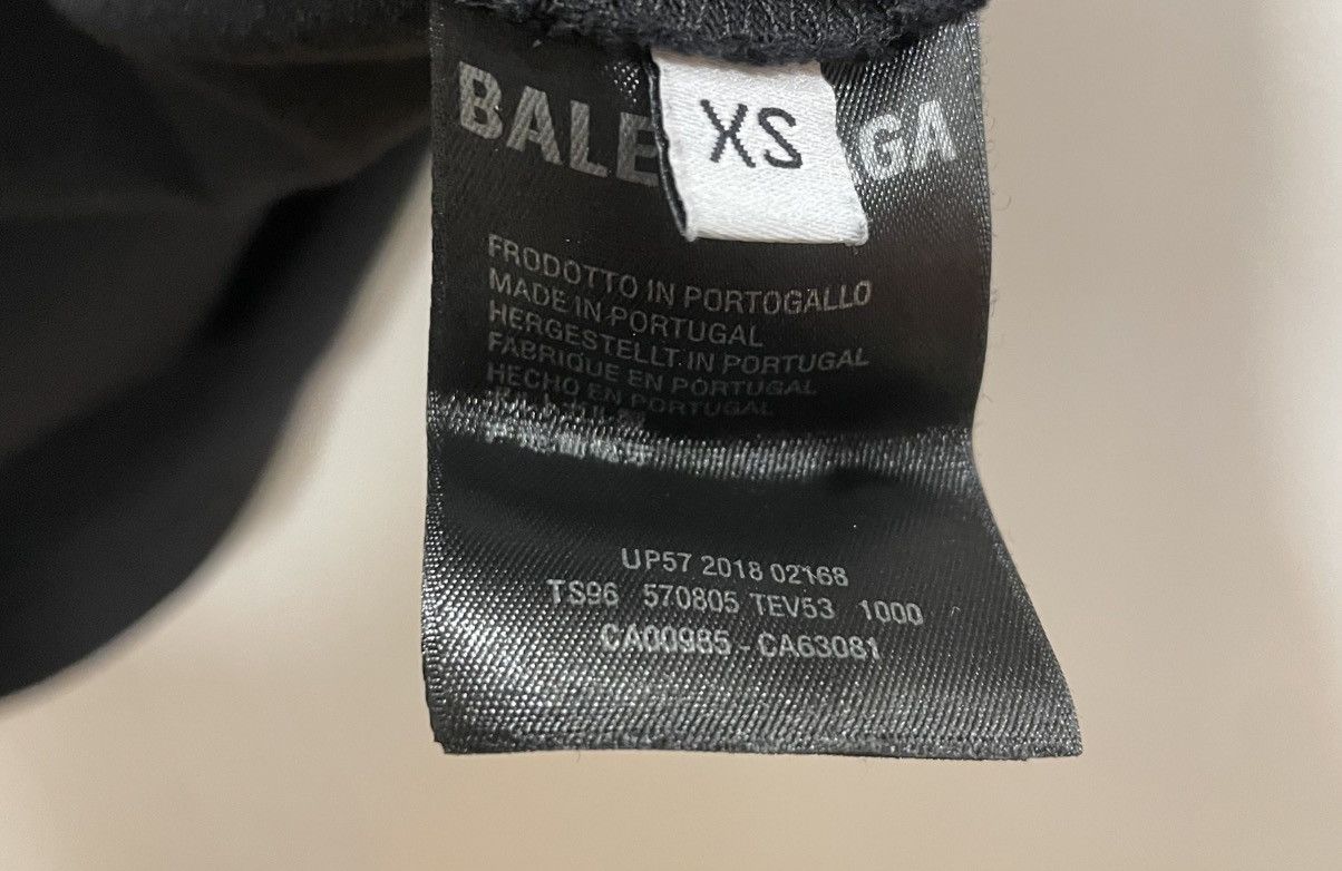 Balenciaga Balenciaga Rainbow Logo Black Tee Size US XS / EU 42 / 0 - 4 Thumbnail