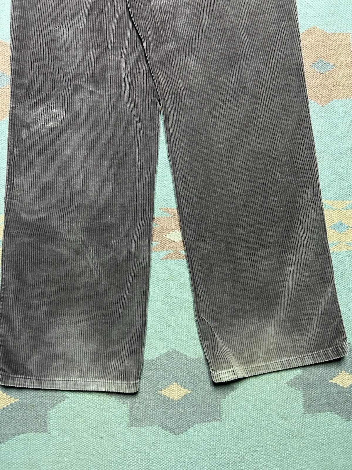 Vintage y2k corduroy pants road rags wide straight women’s 11/12 31 Size 31" - 6 Thumbnail