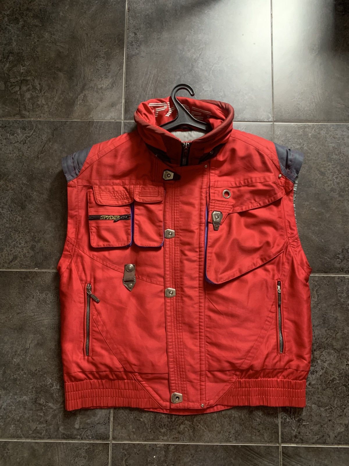 Spyder Vintage 80s Spyder USA 2 in1 Transformer Ski Jacket Rave Size US L / EU 52-54 / 3 - 19 Thumbnail