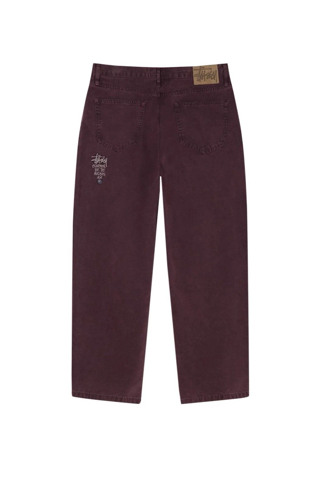 Stussy Stussy Canvas 8 Ball Big Ol Jean Purple Size 31 Size US 31 - 7 Thumbnail