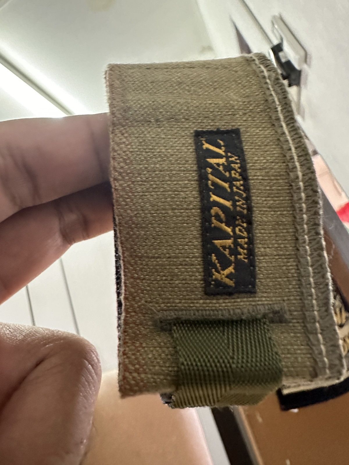 Kapital Kapital japan bracelet denim olive handmade Size ONE SIZE - 4 Thumbnail