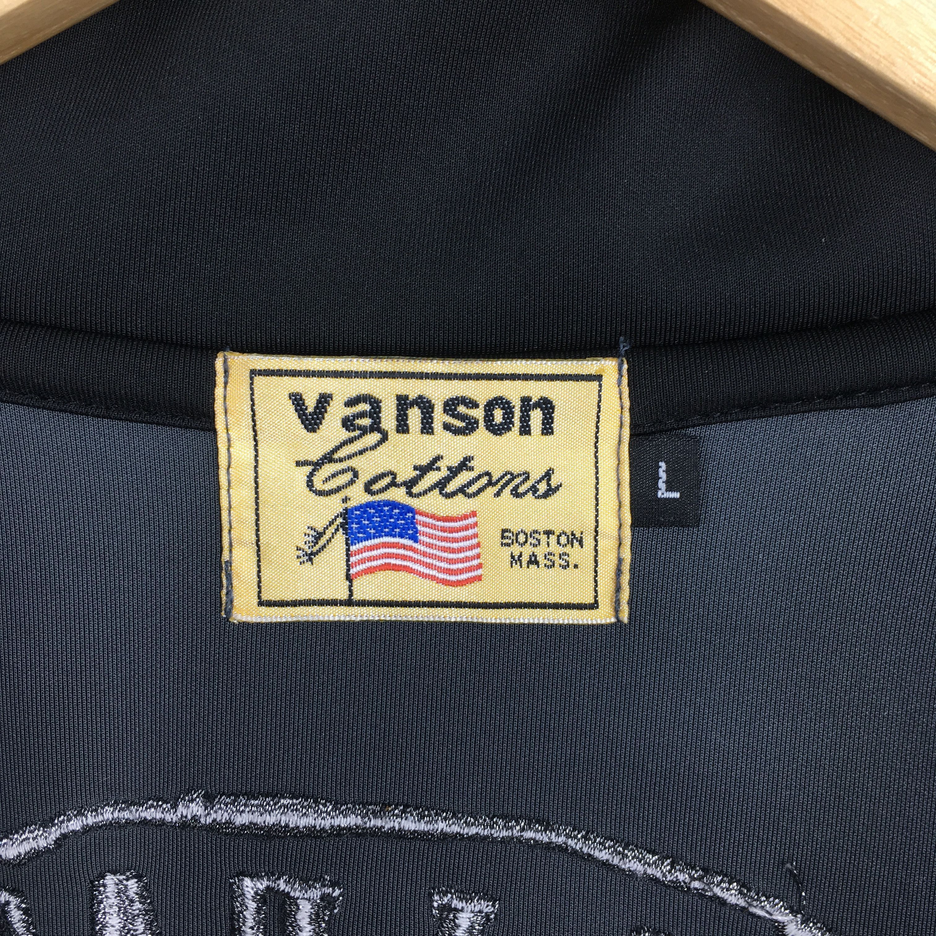 Indian Motorcycle Vintage 90s Vanson Leather Motorcycle Biker Jacket Large Size US L / EU 52-54 / 3 - 7 Thumbnail