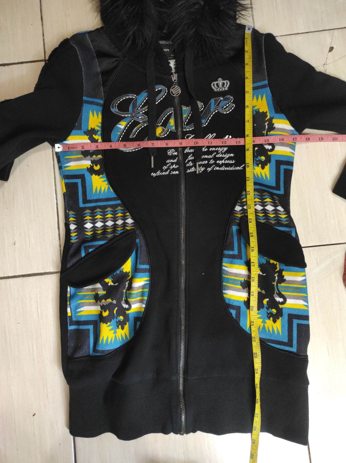 Japanese Brand EXR zipper fur hoodie LGB style Size US XS / EU 42 / 0 - 12 Thumbnail