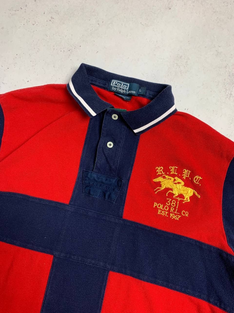 Polo Ralph Lauren Vintage Polo Ralph Lauren Jockey Club Polo Shirt Size US L / EU 52-54 / 3 - 4 Thumbnail