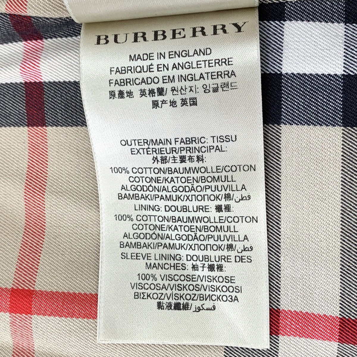 Burberry Burberry black cotton belt style trench coat Size XXS / US 00 / IT 34 - 7 Thumbnail