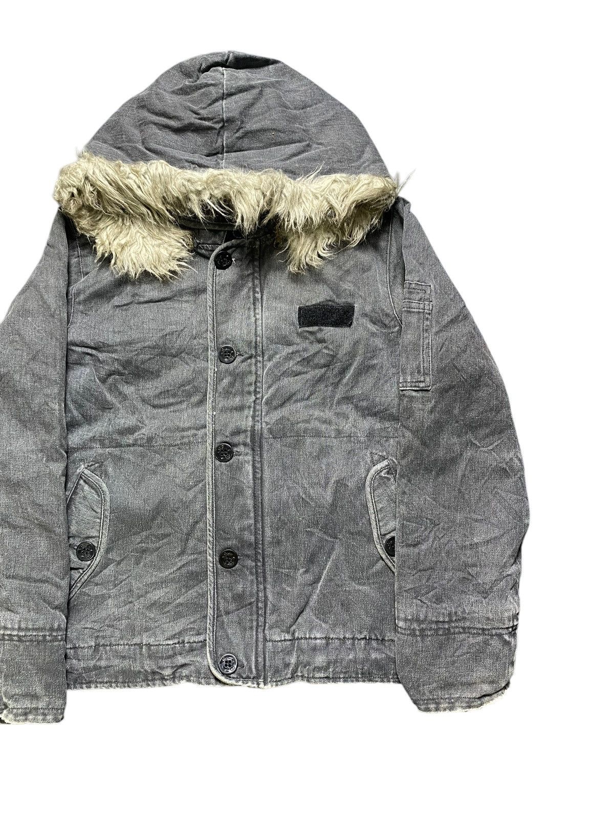 Other VINTAGE AN X-RATED WEAR JACKET FUR HOODIE DENIM Size US M / EU 48-50 / 2 - 4 Thumbnail