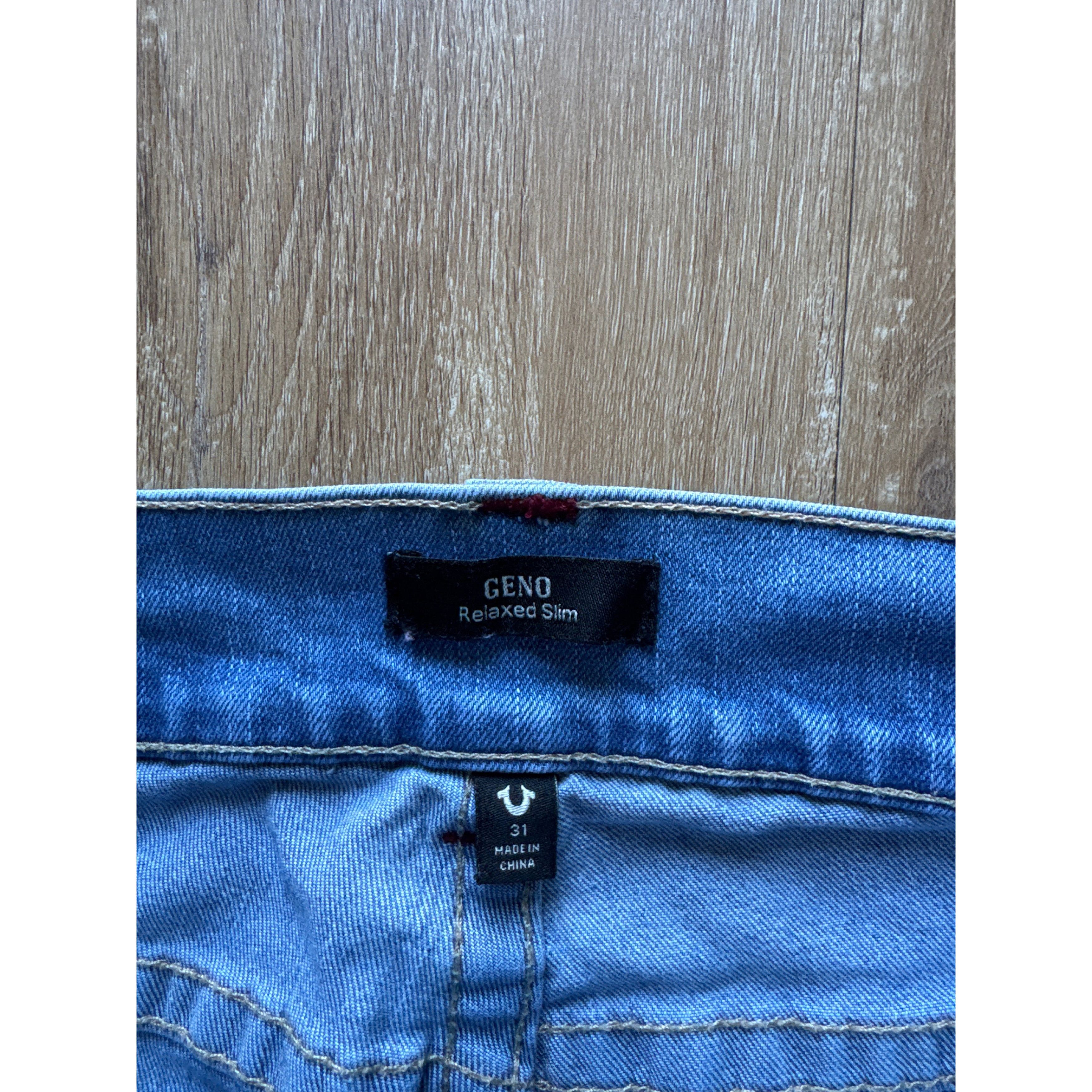 True Religion True Religion Geno Relaxed Slim Denim Jeans Size US 31 - 7 Thumbnail