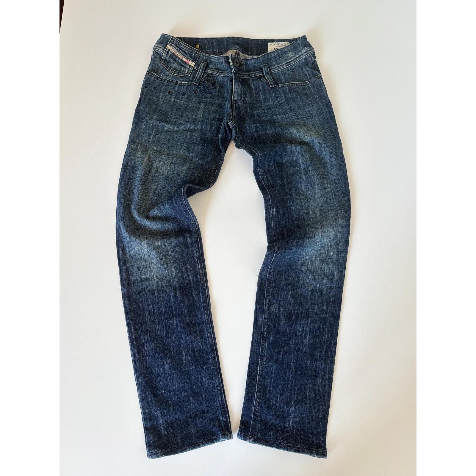 Diesel × Vintage Diesel Matic Jeans W29 L32 Made in Italy Low Rise Skinny Size US 29 - 3 Thumbnail