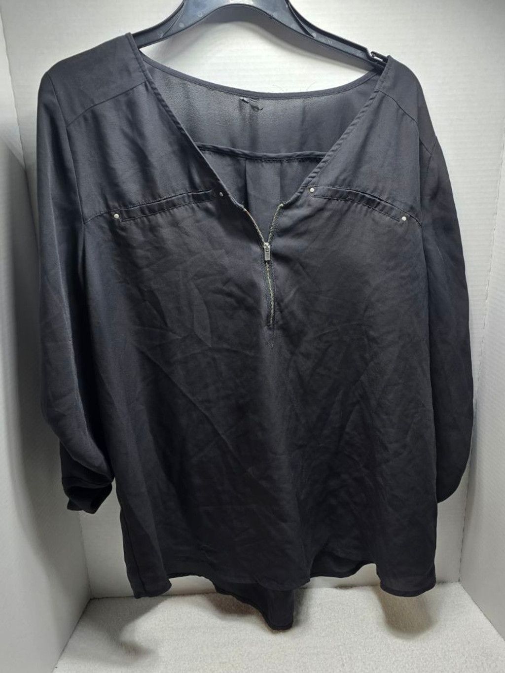 The Unbranded Brand Women's Maurices Black Blouse Plus Size XL Size XL / US 12-14 / IT 48-50 - 1 Thumbnail