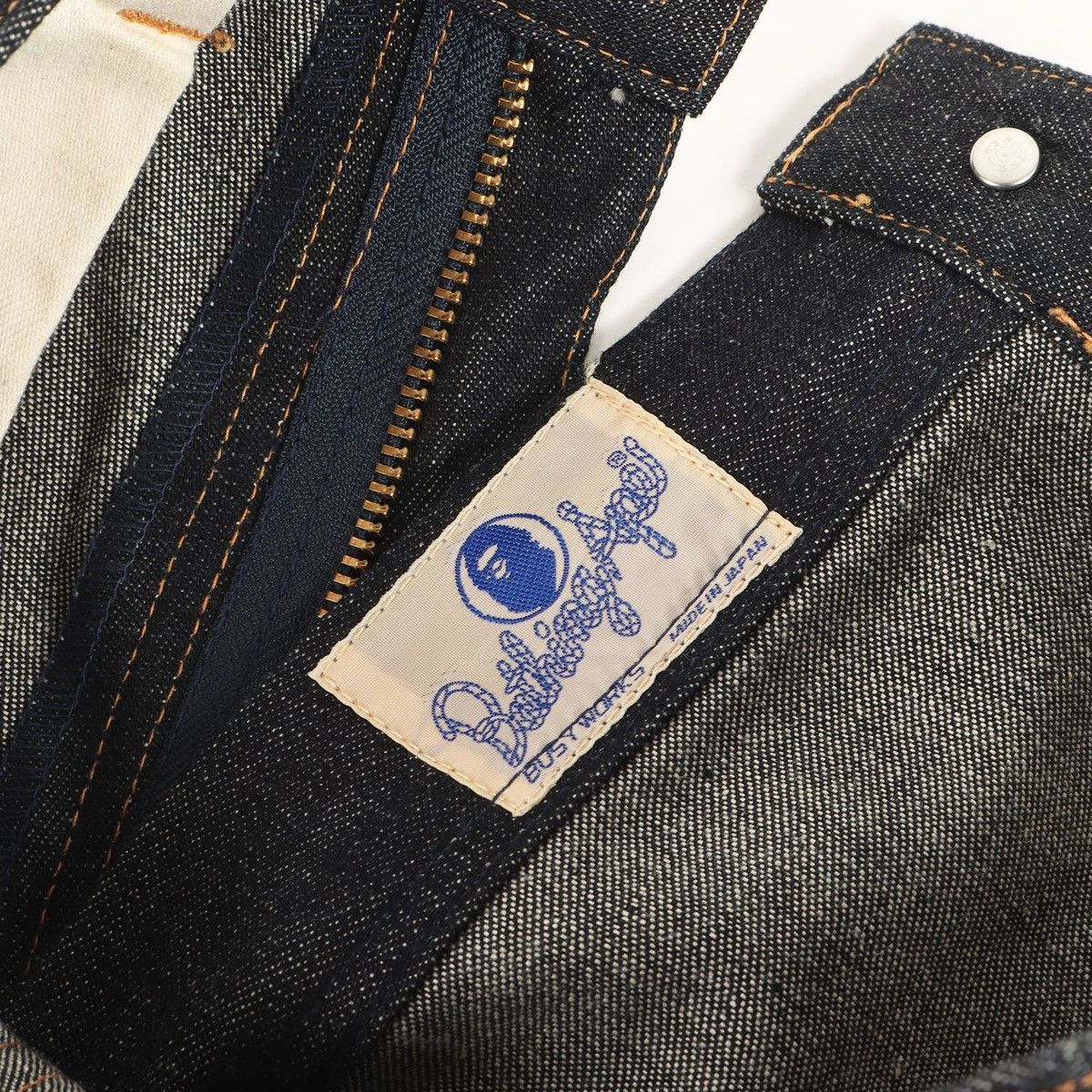 Bape × Nigo 00s A Bathing Ape STA Print Rigid Denim Pants (Deadstock) Size US 32 / EU 48 - 3 Thumbnail