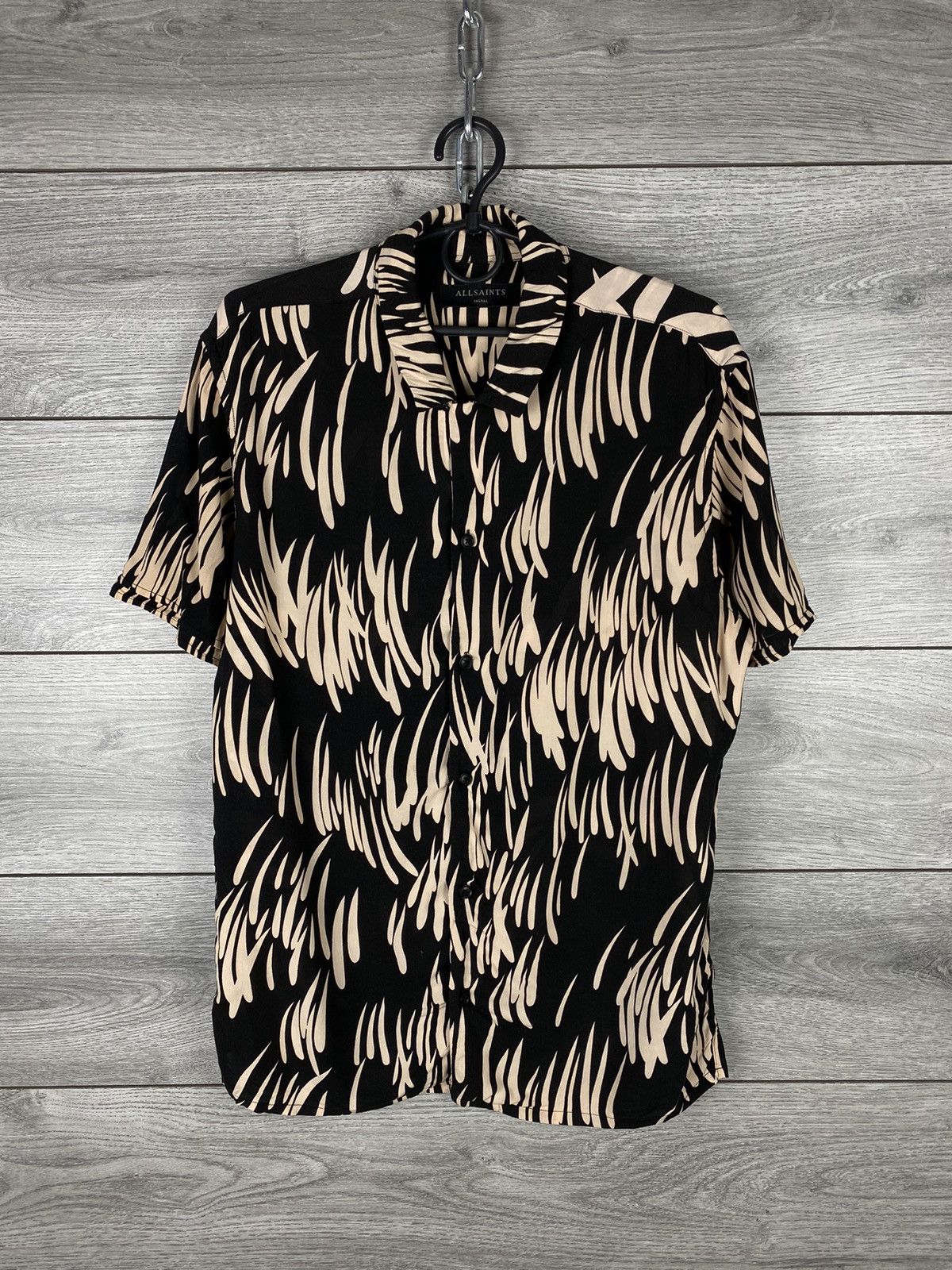 Allsaints Allsaints Hawaii Short Sleeve Shirt Button Up Size US S / EU 44-46 / 1 - 1 Thumbnail