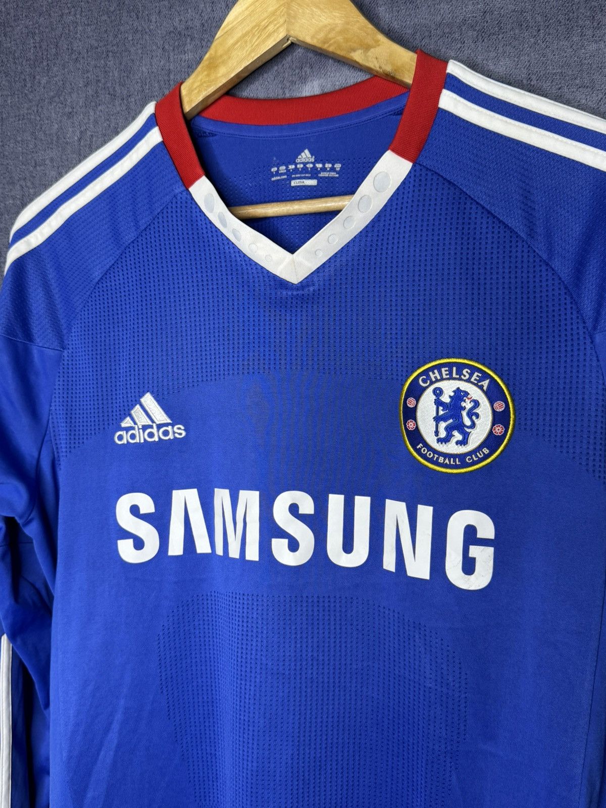 Adidas Vintage Adidas Chelsea Jersey Home Long Sleeve 2010/2011 Size US S / EU 44-46 / 1 - 3 Thumbnail