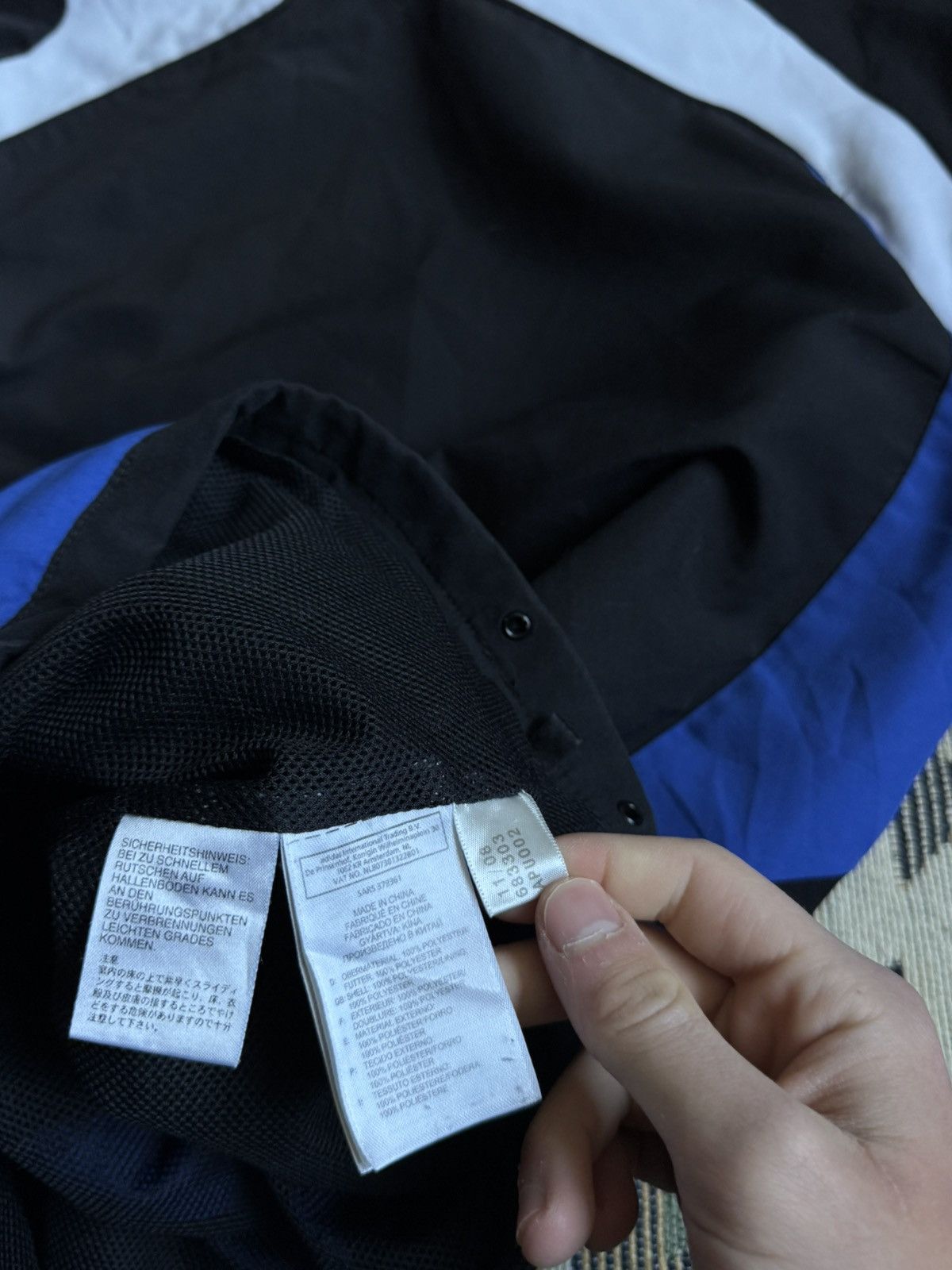Adidas Vintage 2008/09 Adidas Chelsea Nylon Soccer Jacket Size US S / EU 44-46 / 1 - 12 Thumbnail
