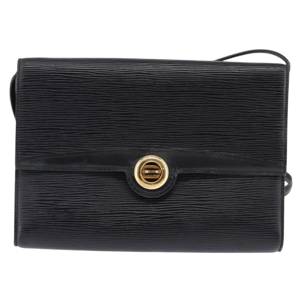 Louis Vuitton LOUIS VUITTON Epi Pochette Arche Shoulder Bag Black Noir Size ONE SIZE - 2 Thumbnail