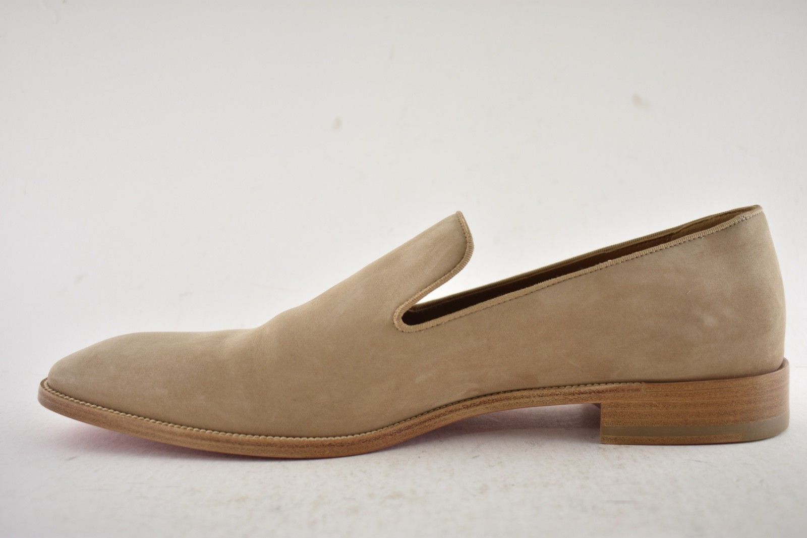 Christian Louboutin Mens Danny Flex Flat Lionne Beige Calf Dress Loafer 42 9 Size US 9 / EU 42 - 12 Thumbnail