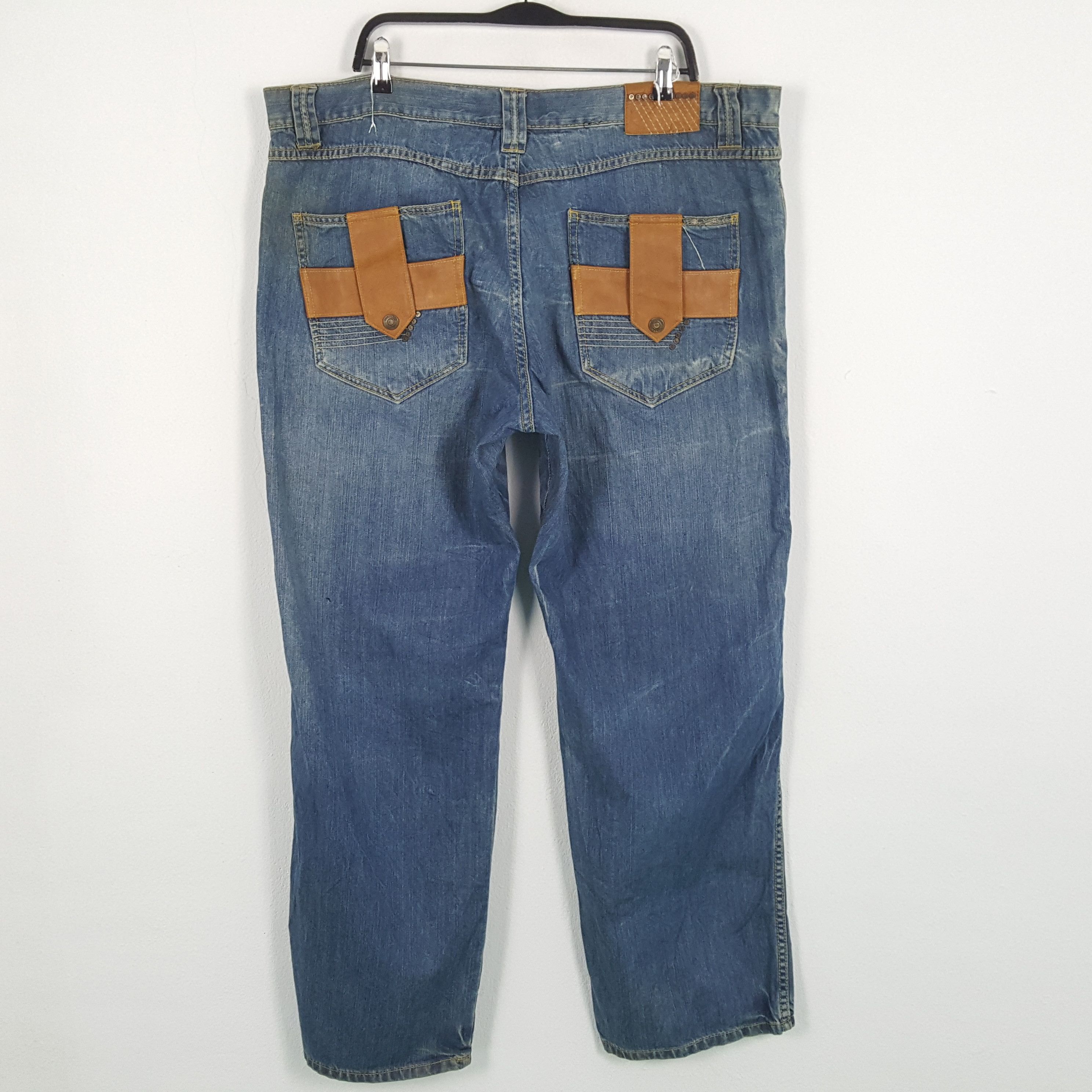 Pelle Pelle × Vintage PELLE PELLE Big Size Fashion Style Jeans Size US 42 / EU 58 - 1 Thumbnail