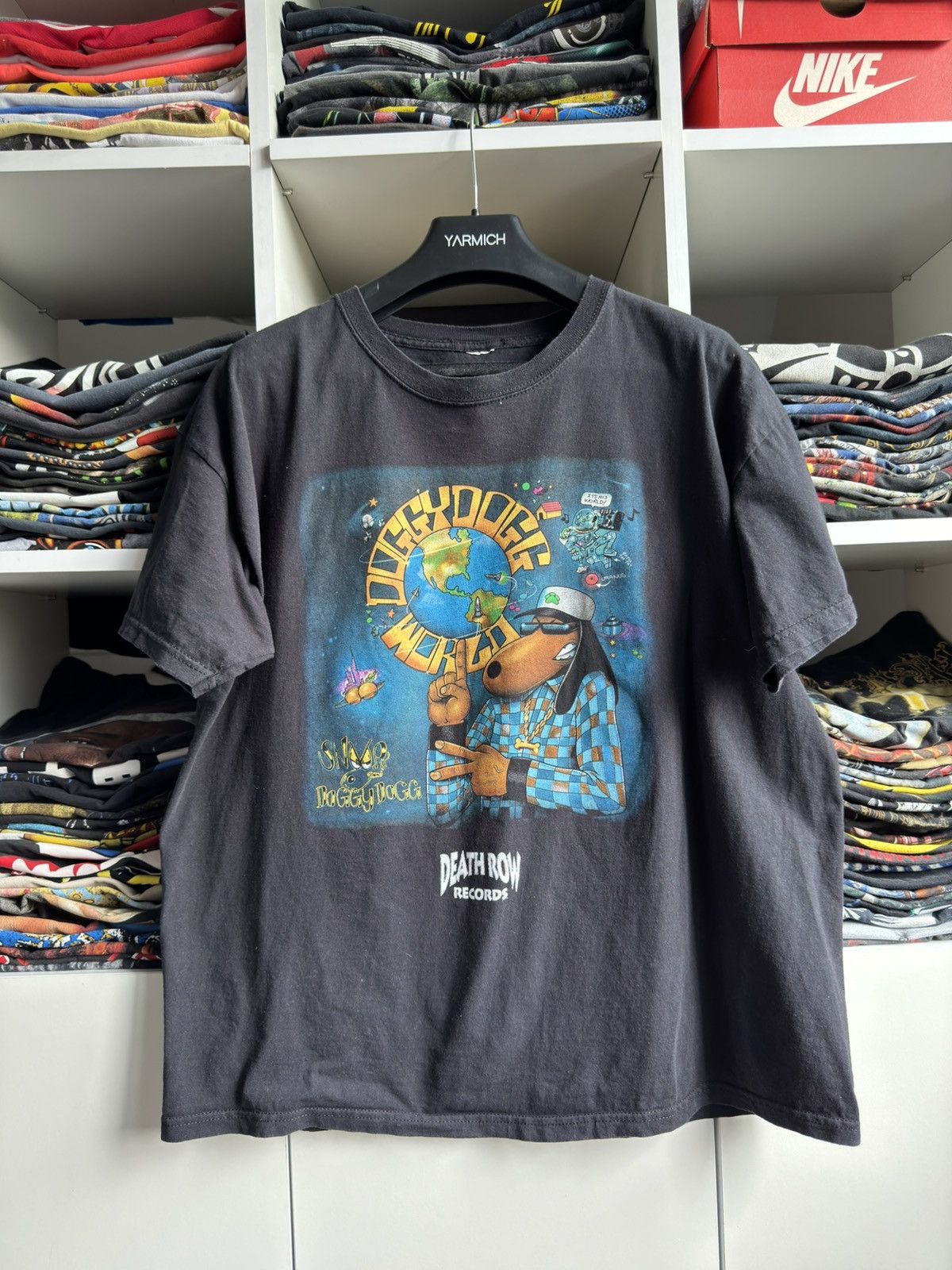 Death Row Records Vintage 2000s Snoop Dog Death Row Doggy Dogg Tee Size US M / EU 48-50 / 2 - 3 Thumbnail