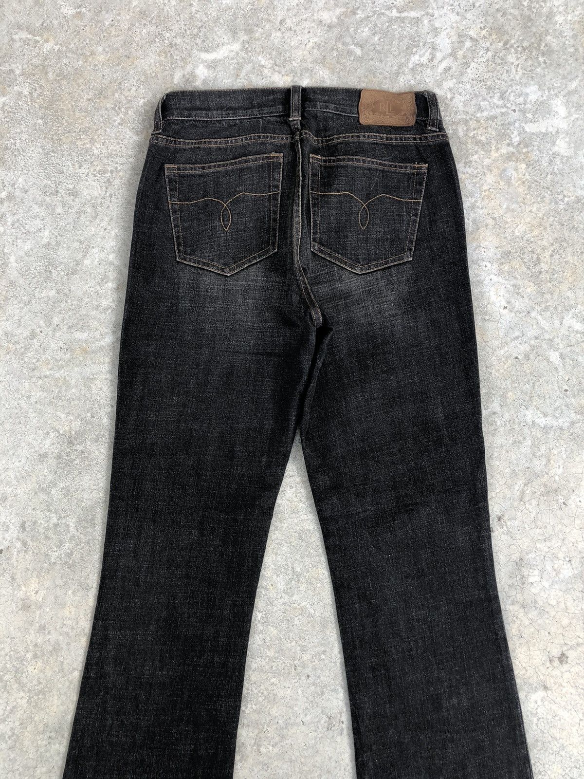 Lauren Ralph Lauren Japanese Lauren Flared Jeans Patchwork Size US 29 - 8 Thumbnail