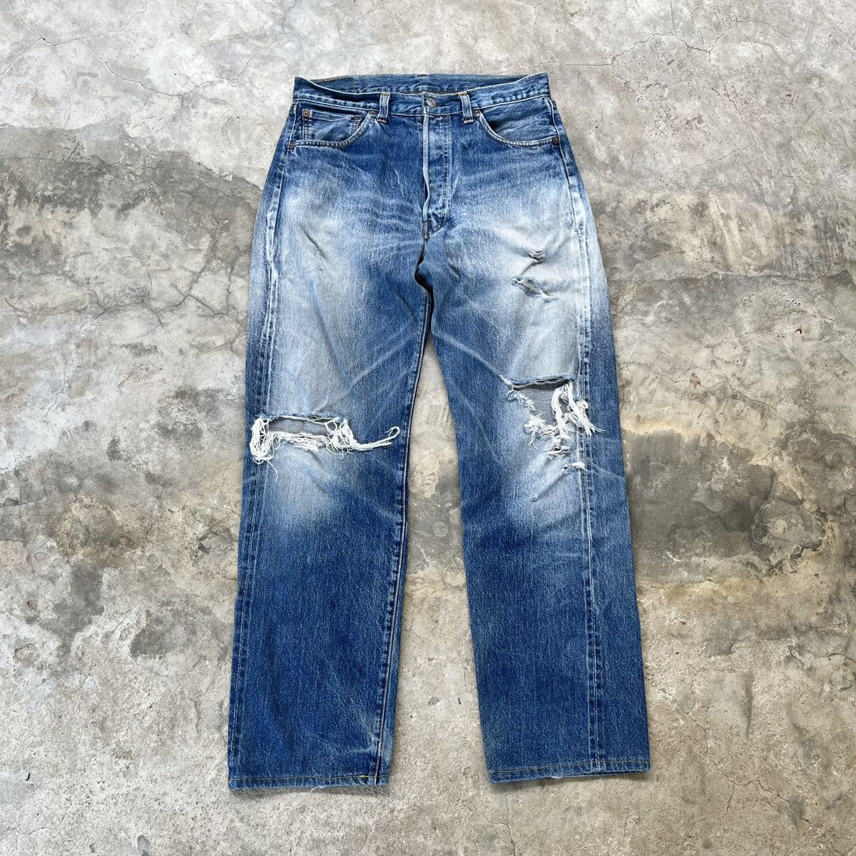 Levi's Vintage Clothing 1950s Levi’s 501xx lvc made in USA button 555 🇺🇸 Size US 32 / EU 48 - 10 Thumbnail