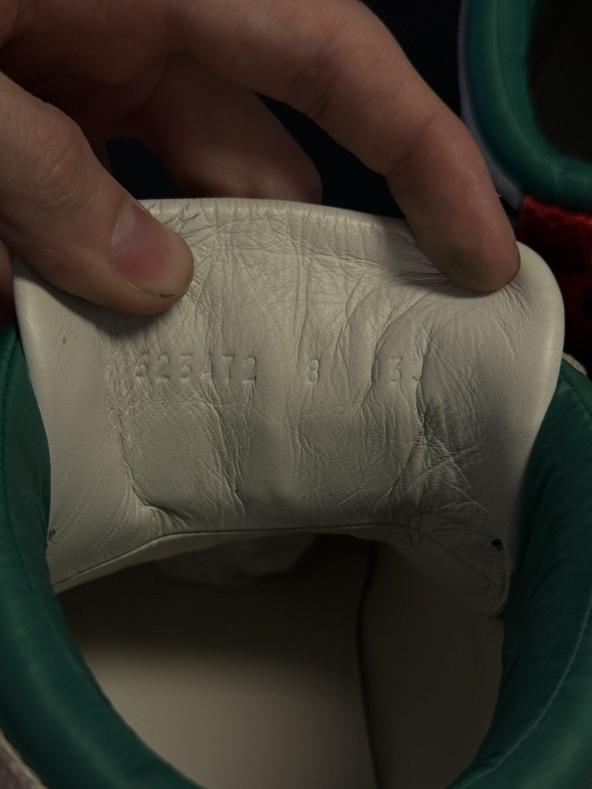 Gucci Gucci Mid Top Sneaker W Strap Size 8G/8.5US Size US 8.5 / EU 41-42 - 18 Thumbnail