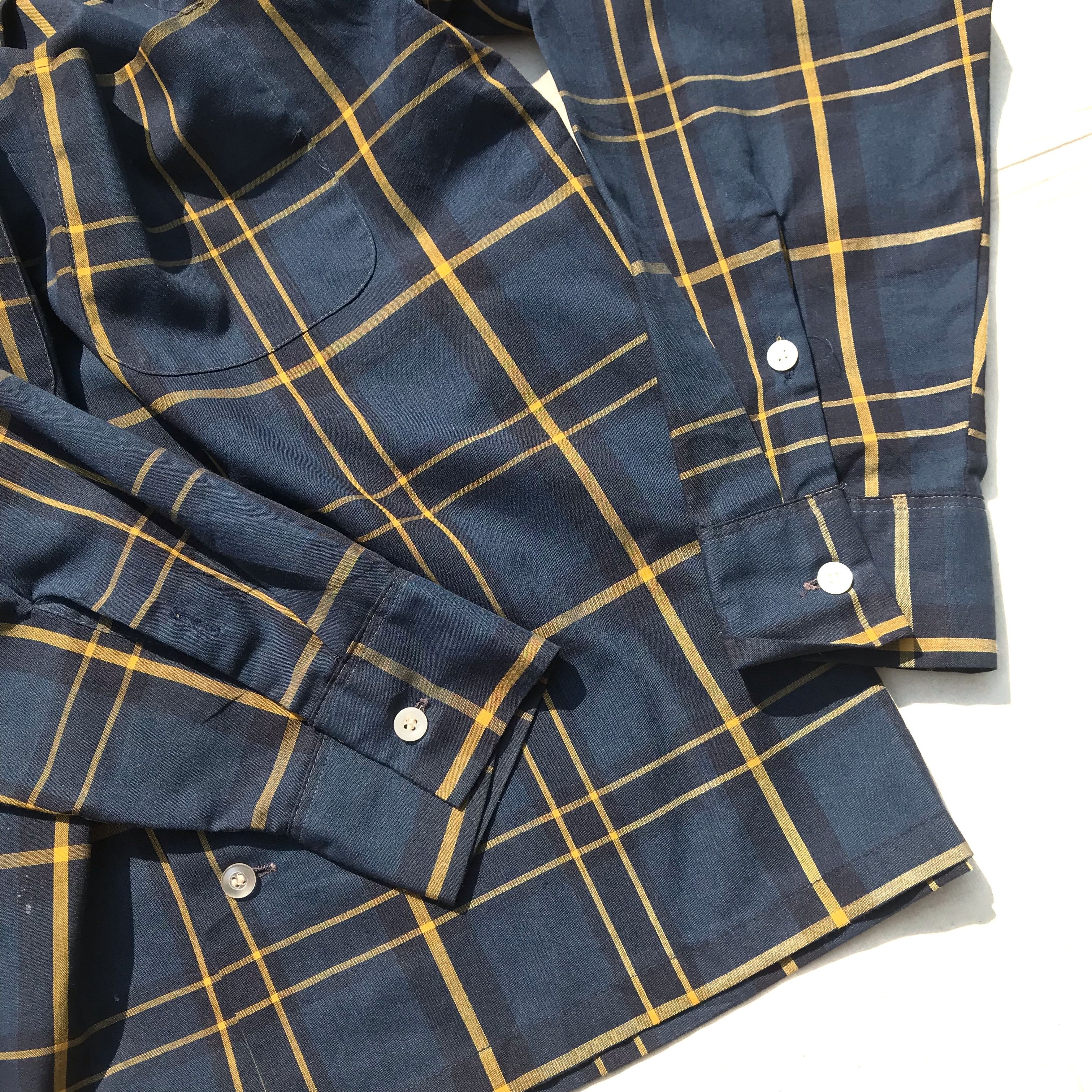 Sears × Vintage Vintage Sears Usa Perma-Prest Windowpane Shirt never need Size US M / EU 48-50 / 2 - 6 Thumbnail