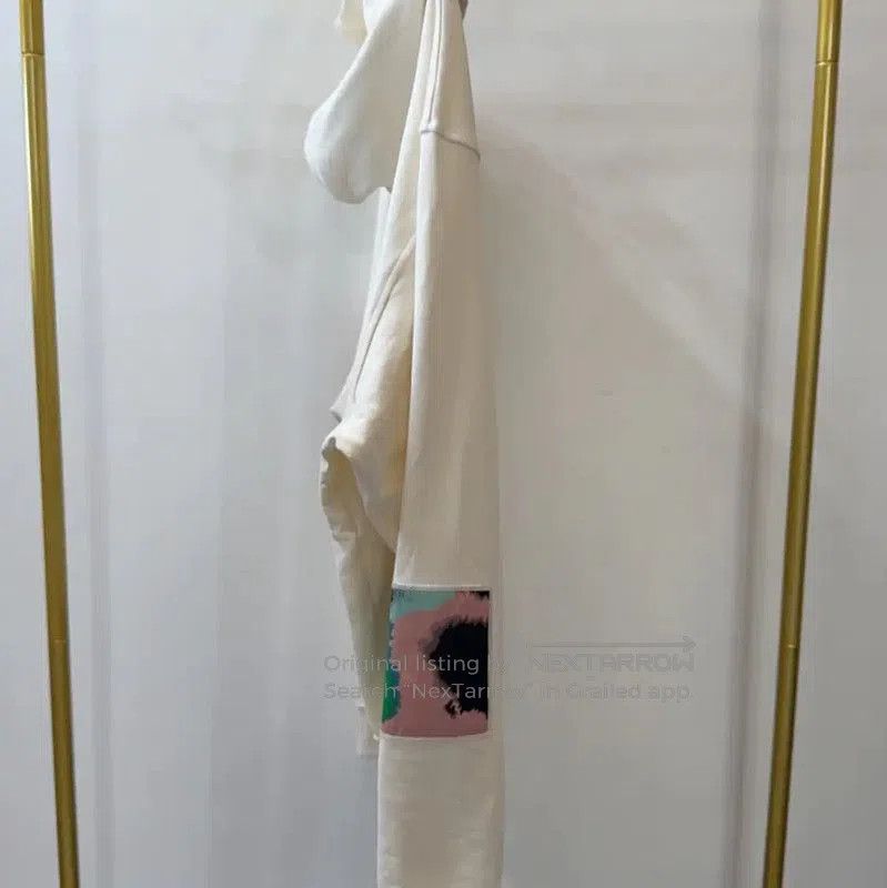 Fendi Fendi Cream Embroidered Cotton Hoodie for Men . Size US XL / EU 56 / 4 - 3 Thumbnail