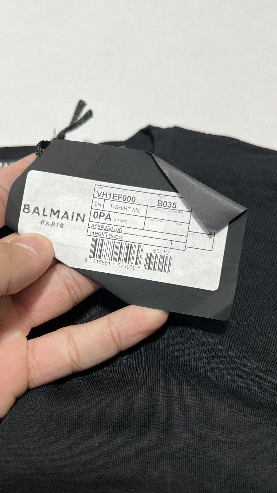 Balmain Balmain Paris Black Tee Size M / US 6-8 / IT 42-44 - 5 Thumbnail