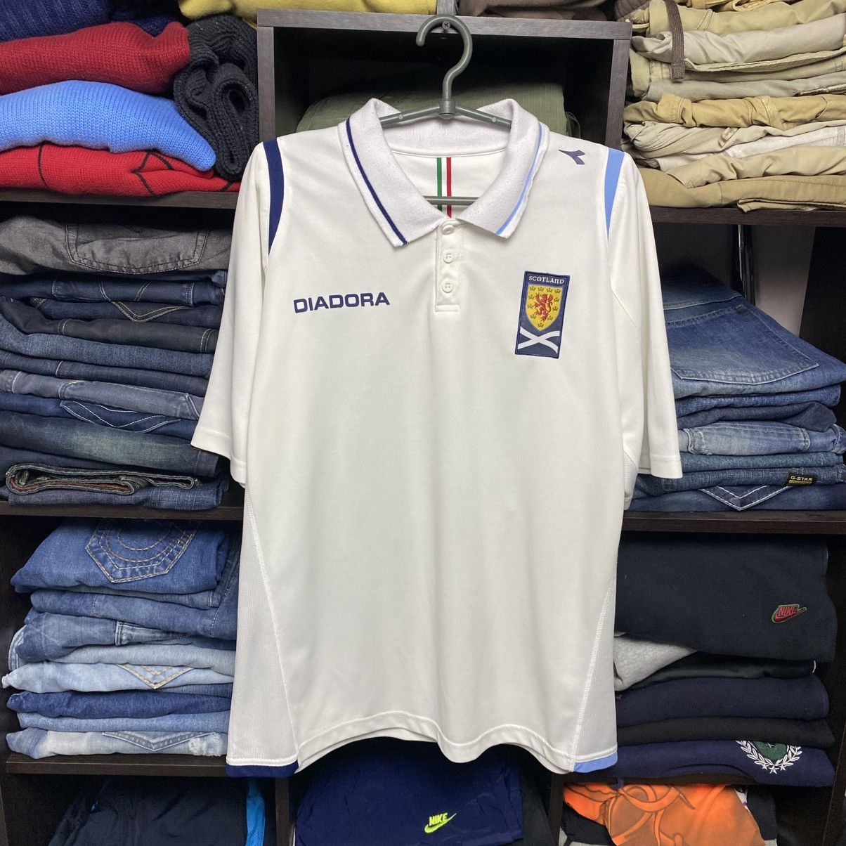 Diadora Vintage Diadora Scotland 2000’s Home soccer jersey size L Size US L / EU 52-54 / 3 - 1 Thumbnail