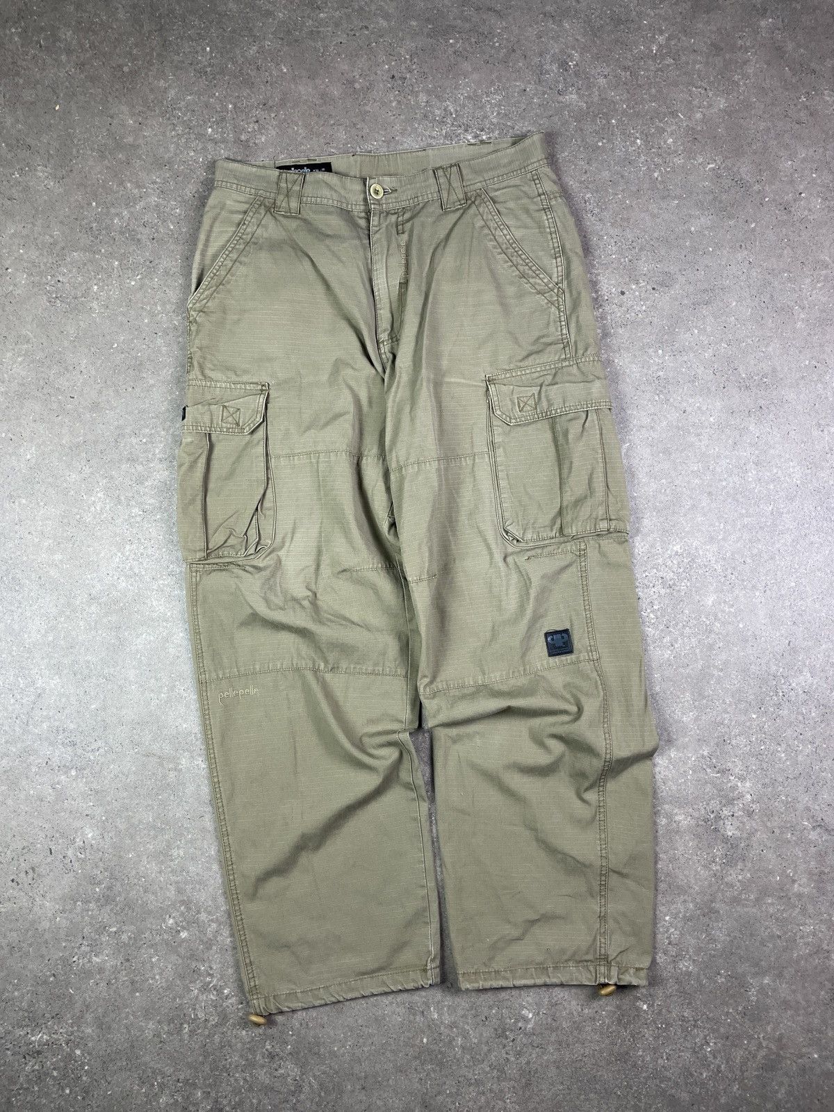 Pelle Pelle × Vintage Vintage Y2K pelle pelle hip hop baggy cargo pants Size US 32 / EU 48 - 1 Thumbnail