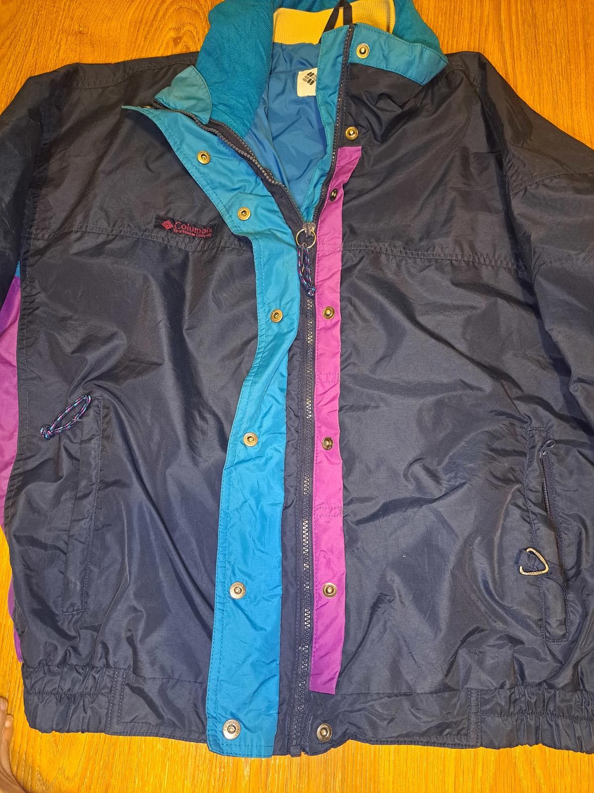Columbia VINTAGE 1995 Columbia Bugaboo Jacket Womens Large Navy Blue Size L / US 10 / IT 46 - 6 Thumbnail