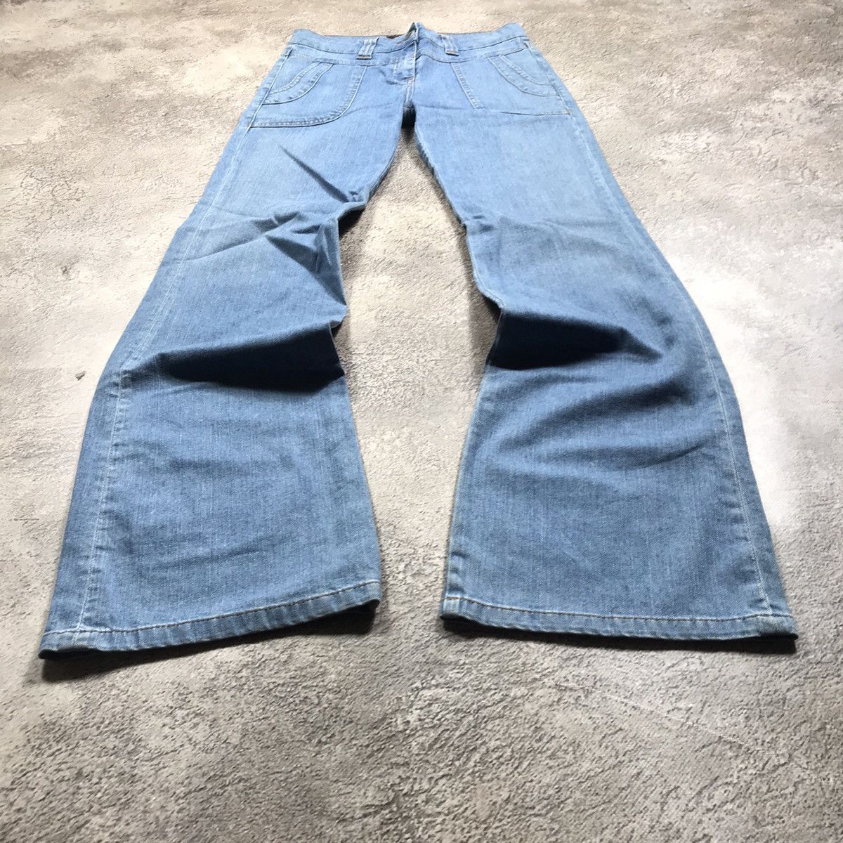 Vintage vintage y2k denim japan jeans distressed flared 90s Size 27" / US 4 / IT 40 - 1 Thumbnail