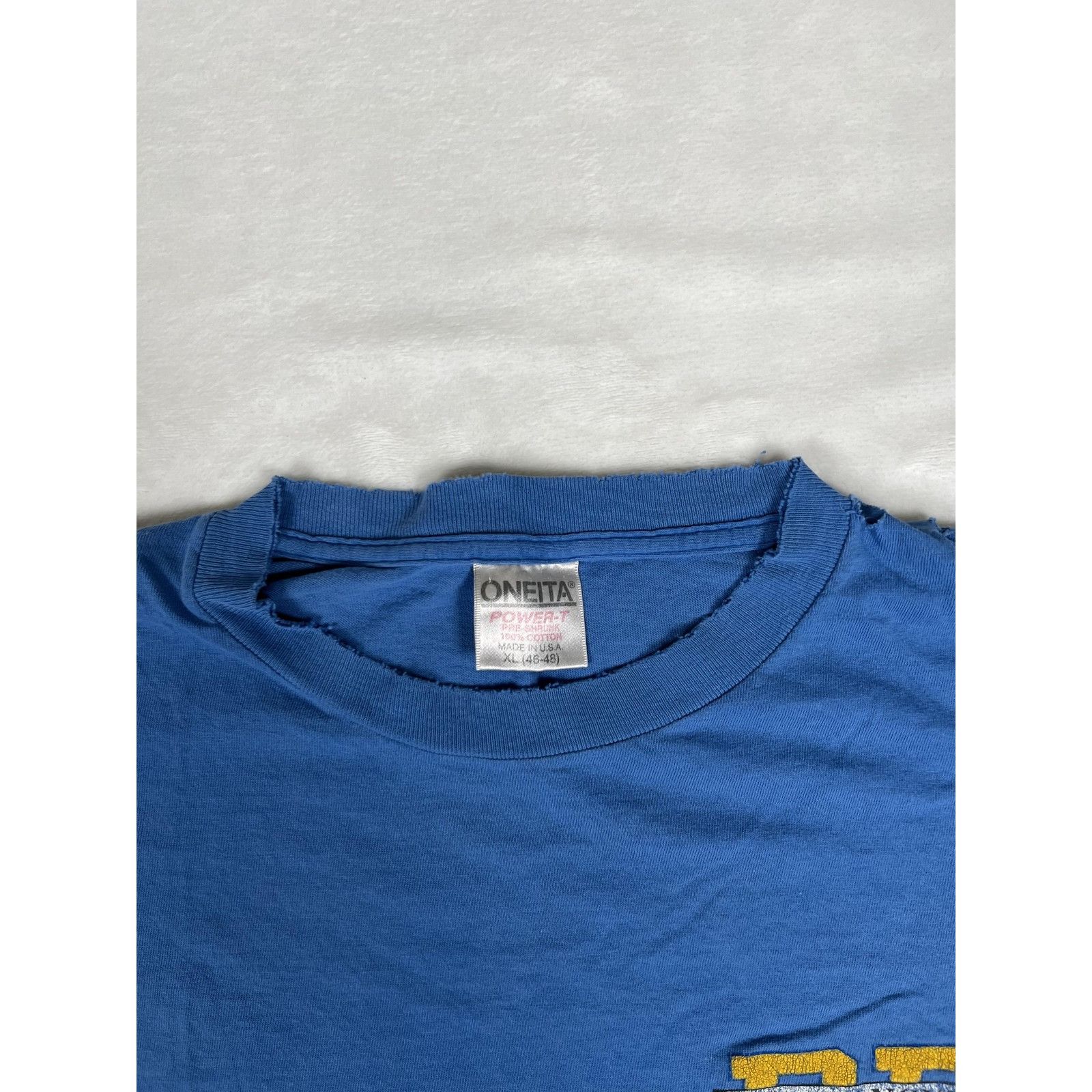 Vintage Vintage Oneita Shirt Mens XL Blue San Francisco PD Police Gr Size US XL / EU 56 / 4 - 6 Thumbnail