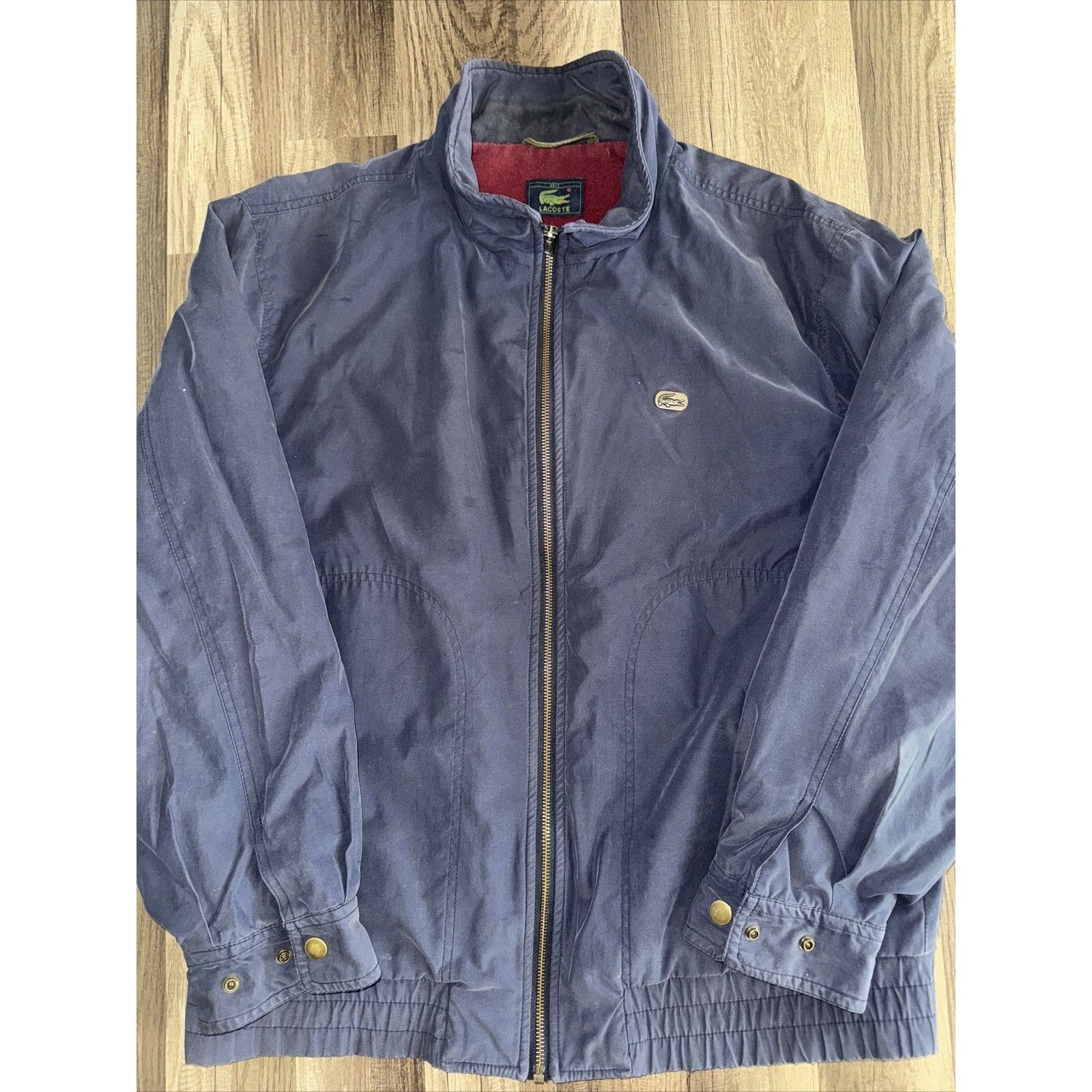 Lacoste Vintage Lacoste 50/3 Full Zip Jacket Blue 23x28 XL Lined Size US XL / EU 56 / 4 - 1 Thumbnail