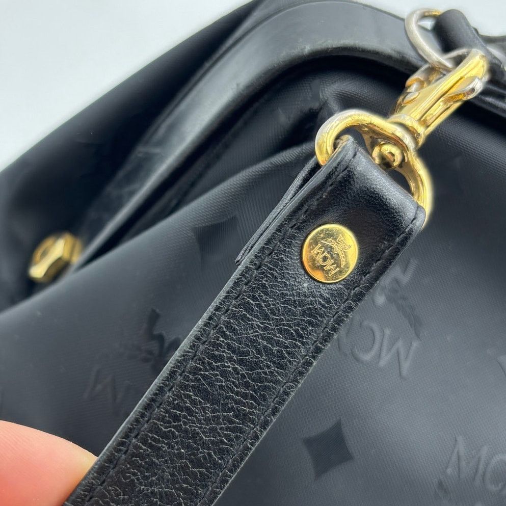 MCM × Vintage VTG 80s MCM Visetos Monogram Top Handle Shoulder Doctor Bag Size ONE SIZE - 7 Thumbnail