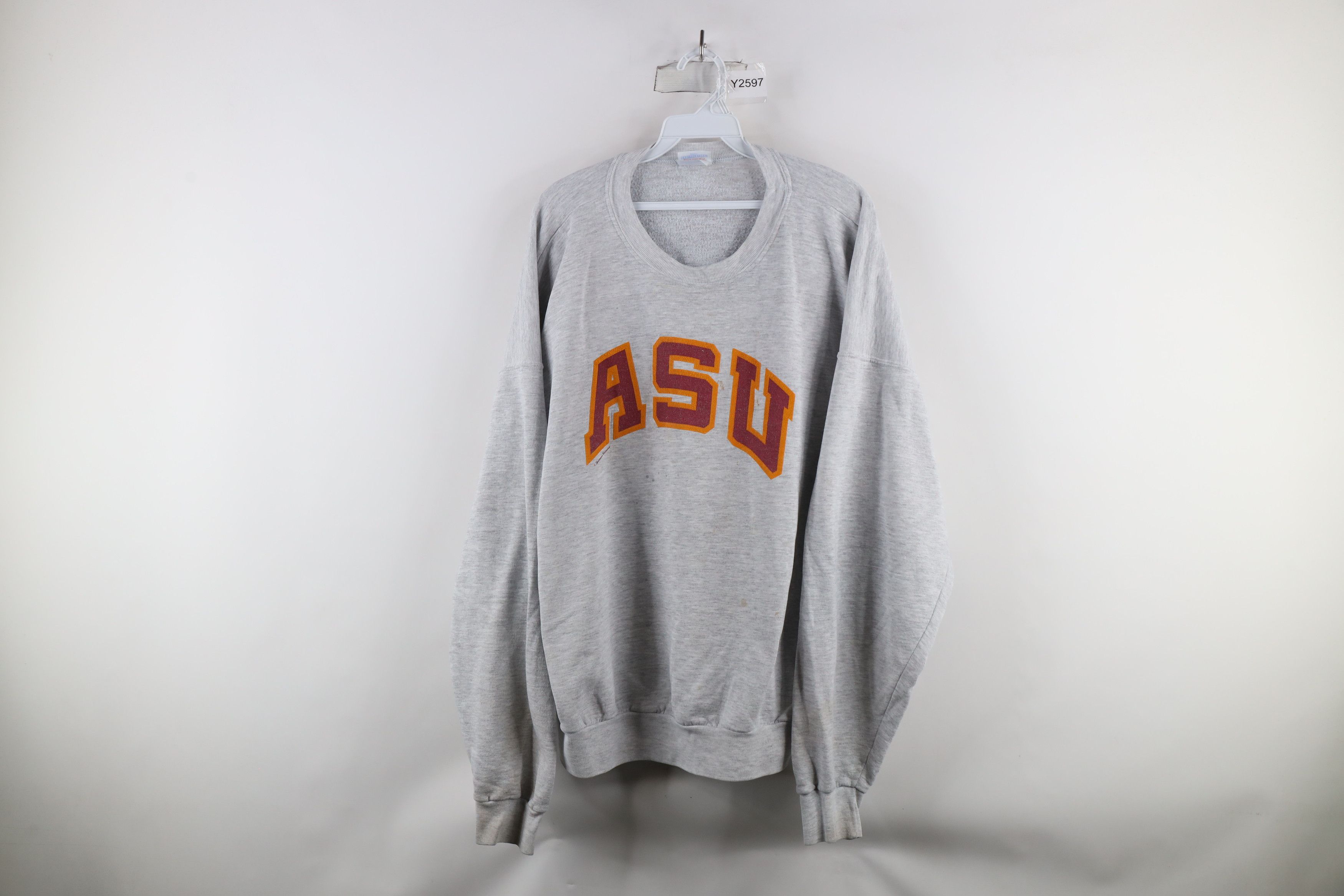 Vintage Vintage 90s Arizona State University Crewneck Sweatshirt Size US XXL / EU 58 / 5 - 1 Thumbnail
