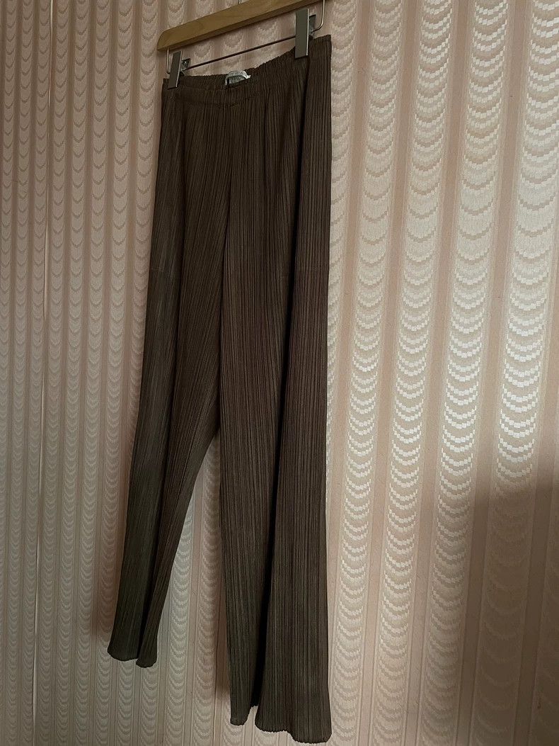 Issey Miyake Issey Miyake size:2 Brown pleated pants Size 42" / US 20 - 3 Thumbnail