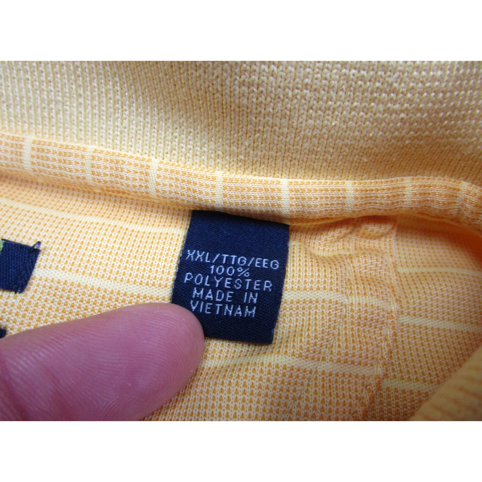Izod IZOD Brand Polo Shirt Mens 2XL Yellow Branson Creek Country Club Golf Resort Course Size US XXL / EU 58 / 5 - 6 Thumbnail