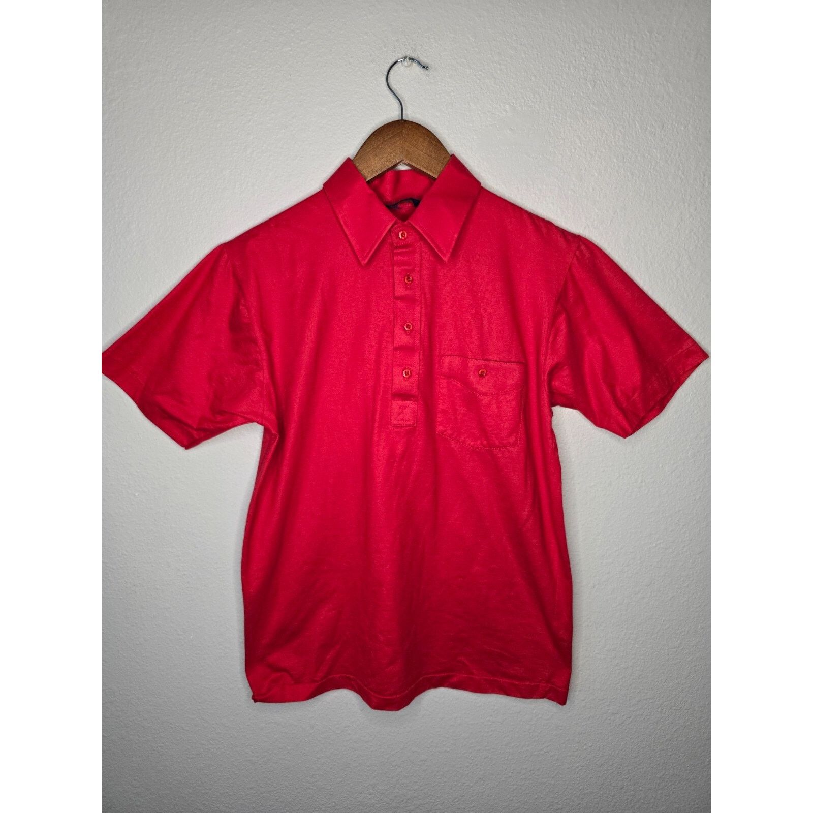 Puritan Vintage Womens Puritan Polo Medium Red short Sleeve Shirt Size M / US 6-8 / IT 42-44 - 1 Thumbnail