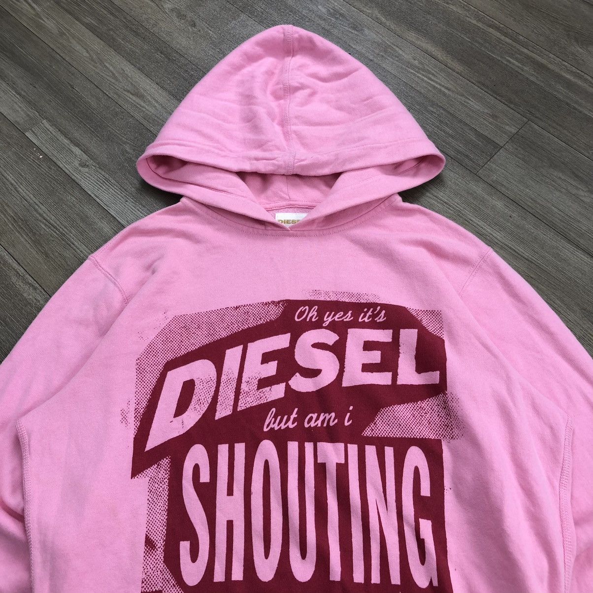 Diesel × Japanese Brand 2000s Diesel “Only The Brave” Big Logo Pull Over Hoodie Punk Size US M / EU 48-50 / 2 - 11 Thumbnail
