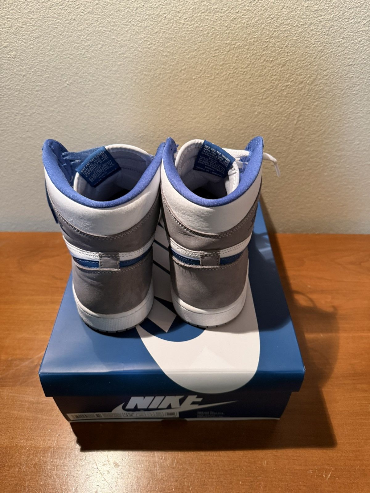Jordan Brand × Nike Jordan 1 Retro True Blue Size US 12 / EU 45 - 6 Thumbnail