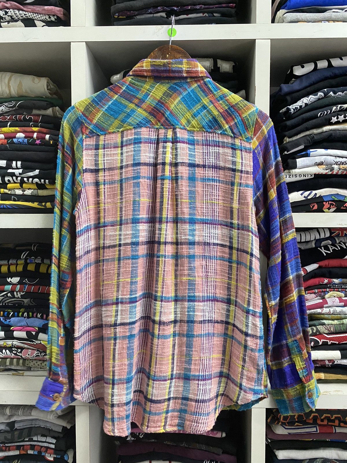 Flannel × Japanese Brand × Vintage Vintage Cube Sugar Flannel Size US M / EU 48-50 / 2 - 10 Thumbnail