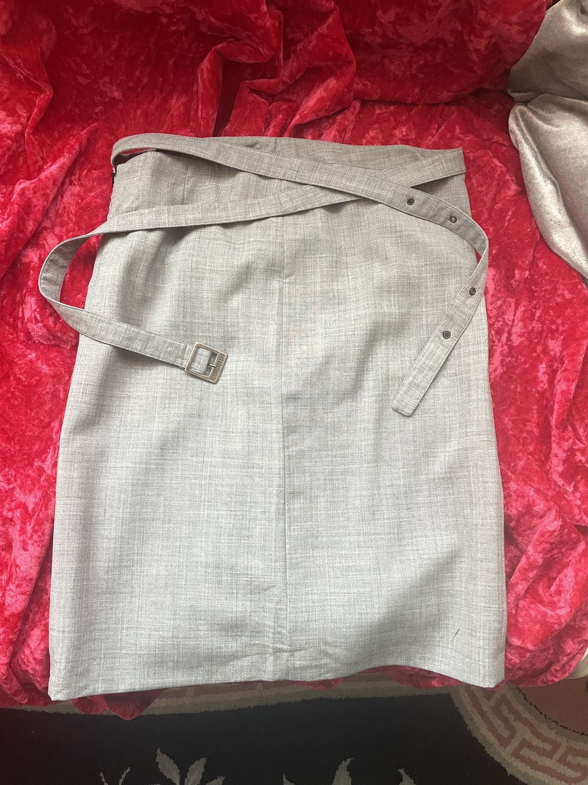 Dirk Bikkembergs 90s DIRK BIKKEMBERGS PENCIL SKIRT Size 26" / US 2 / IT 38 - 2 Thumbnail