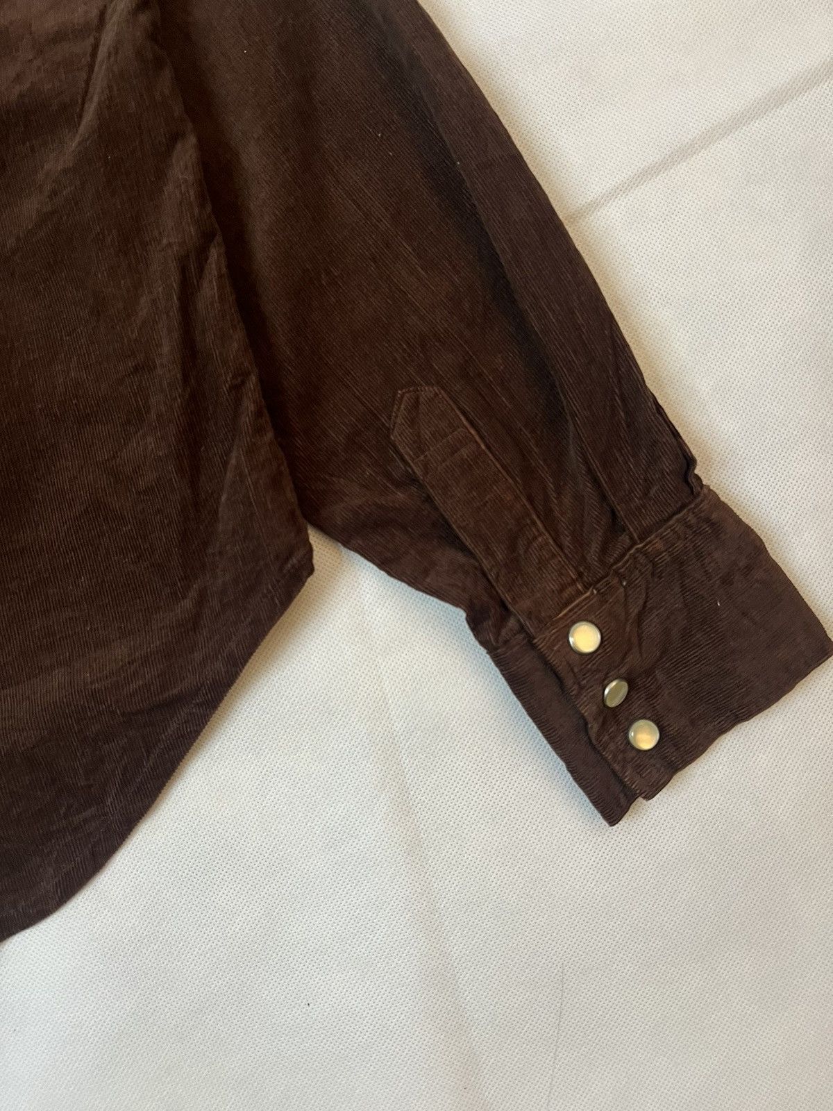 Japanese Brand Vtg Neyries Wear Western Brown Corduroy Shirt Size US M / EU 48-50 / 2 - 11 Thumbnail